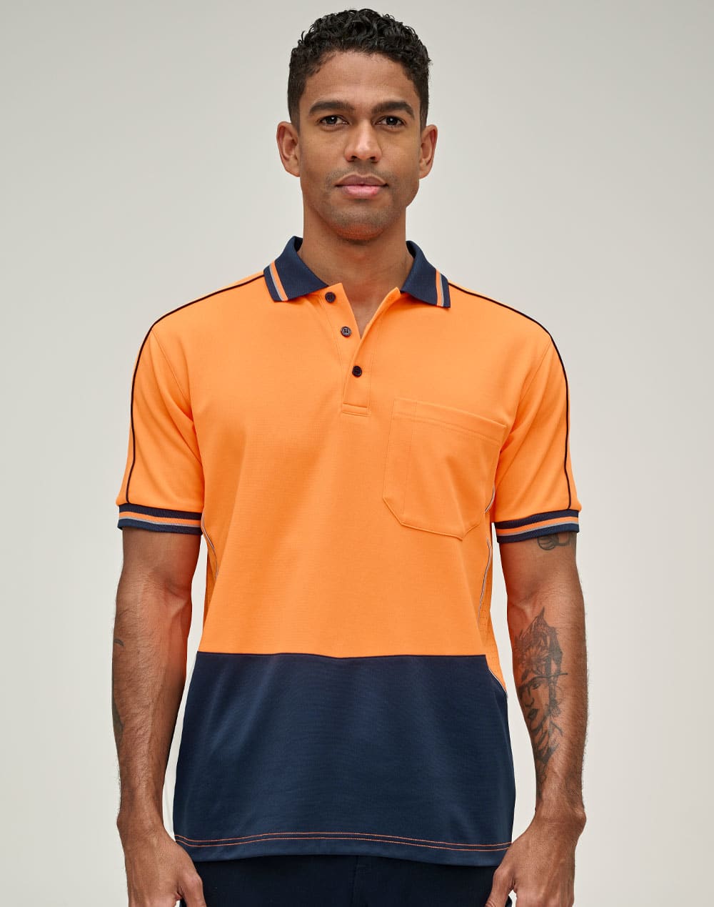 HiVis Sustainable CoolBreeze TrueDry Safety S/S Polo [53-SW89]