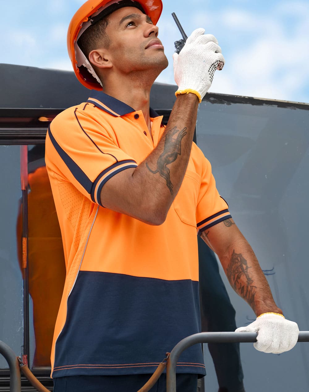 HiVis Sustainable CoolBreeze TrueDry Safety S/S Polo [53-SW89]