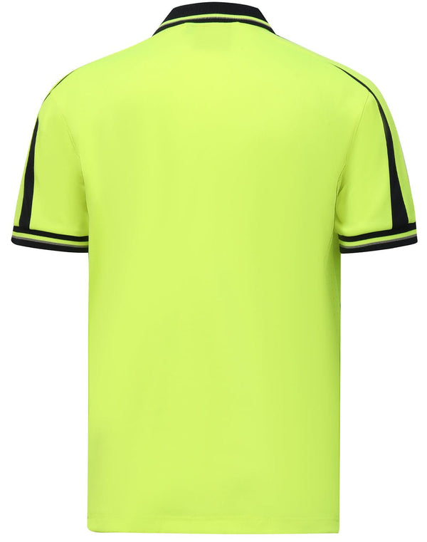 HiVis Sustainable CoolBreeze TrueDry Safety S/S Polo [53-SW89]
