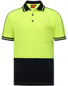HiVis Sustainable CoolBreeze TrueDry Safety S/S Polo [53-SW89]