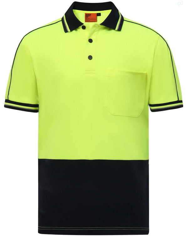 HiVis Sustainable CoolBreeze TrueDry Safety S/S Polo [53-SW89]