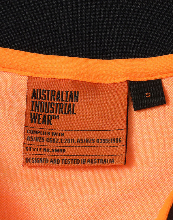 HiVis Sustainable CoolBreeze TrueDry Safety L/S Polo [53-SW90]