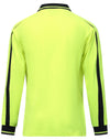 HiVis Sustainable CoolBreeze TrueDry Safety L/S Polo [53-SW90]