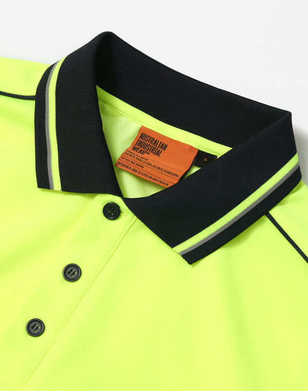 HiVis Sustainable CoolBreeze TrueDry Safety L/S Polo [53-SW90]