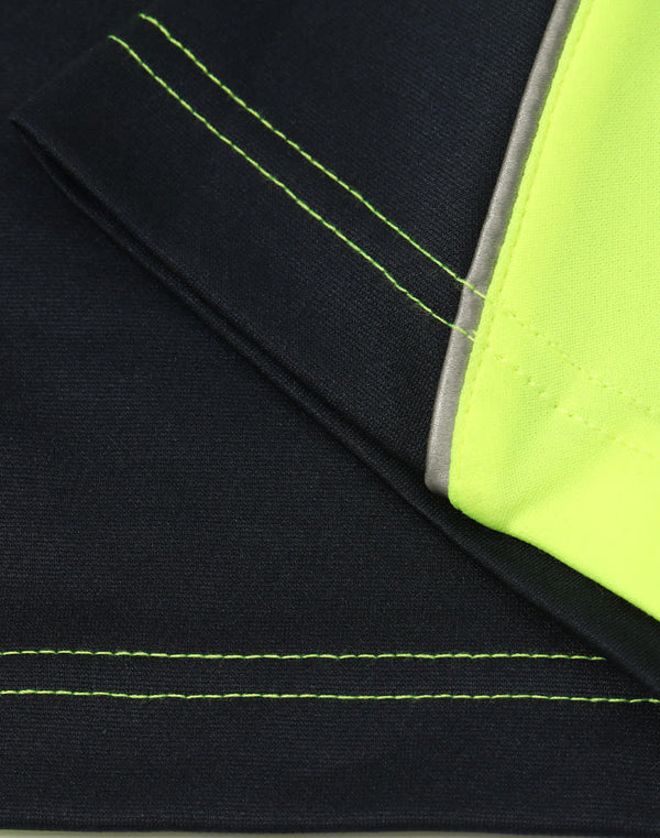 HiVis Sustainable CoolBreeze TrueDry Safety L/S Polo [53-SW90]