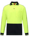 HiVis Sustainable CoolBreeze TrueDry Safety L/S Polo [53-SW90]