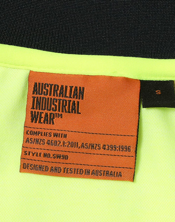 HiVis Sustainable CoolBreeze TrueDry Safety L/S Polo [53-SW90]