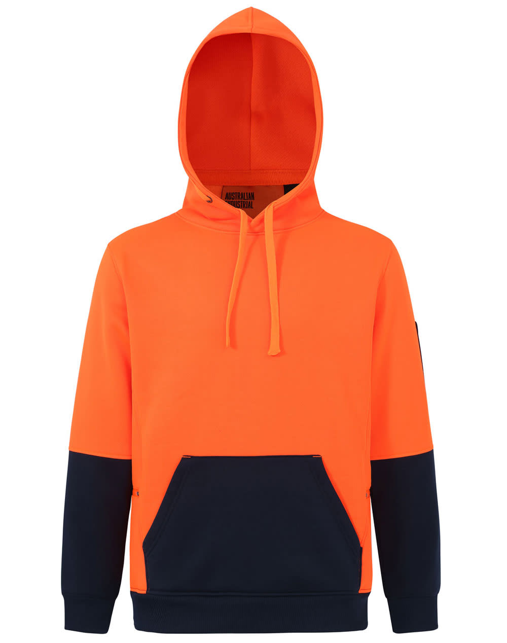 HiVis Two Tone Water Resistant Fleece Hoodie [53-SW91]