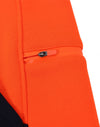 HiVis Two Tone Water Resistant Fleece Hoodie [53-SW91]