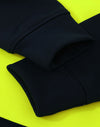 HiVis Two Tone Water Resistant Fleece Hoodie [53-SW91]