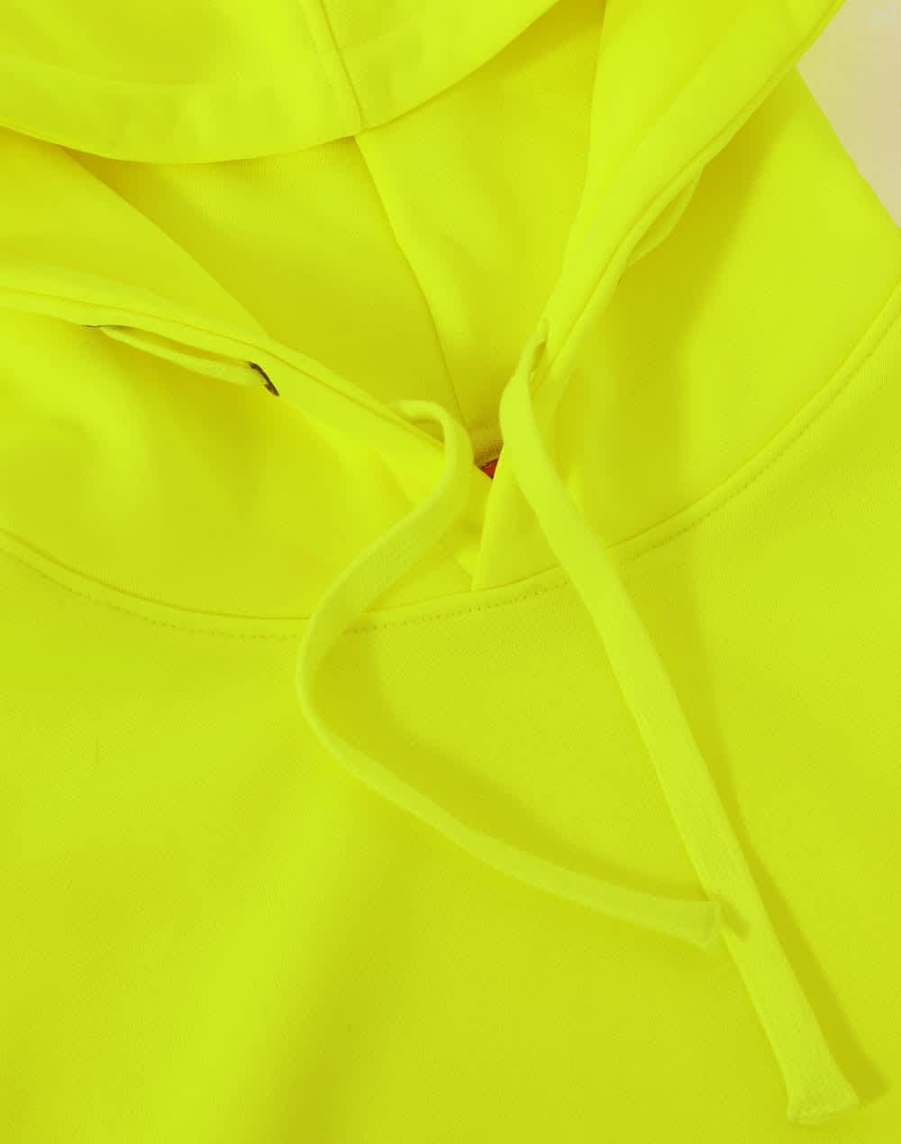 HiVis Two Tone Water Resistant Fleece Hoodie [53-SW91]