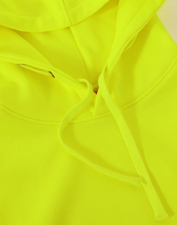 HiVis Two Tone Water Resistant Fleece Hoodie [53-SW91]