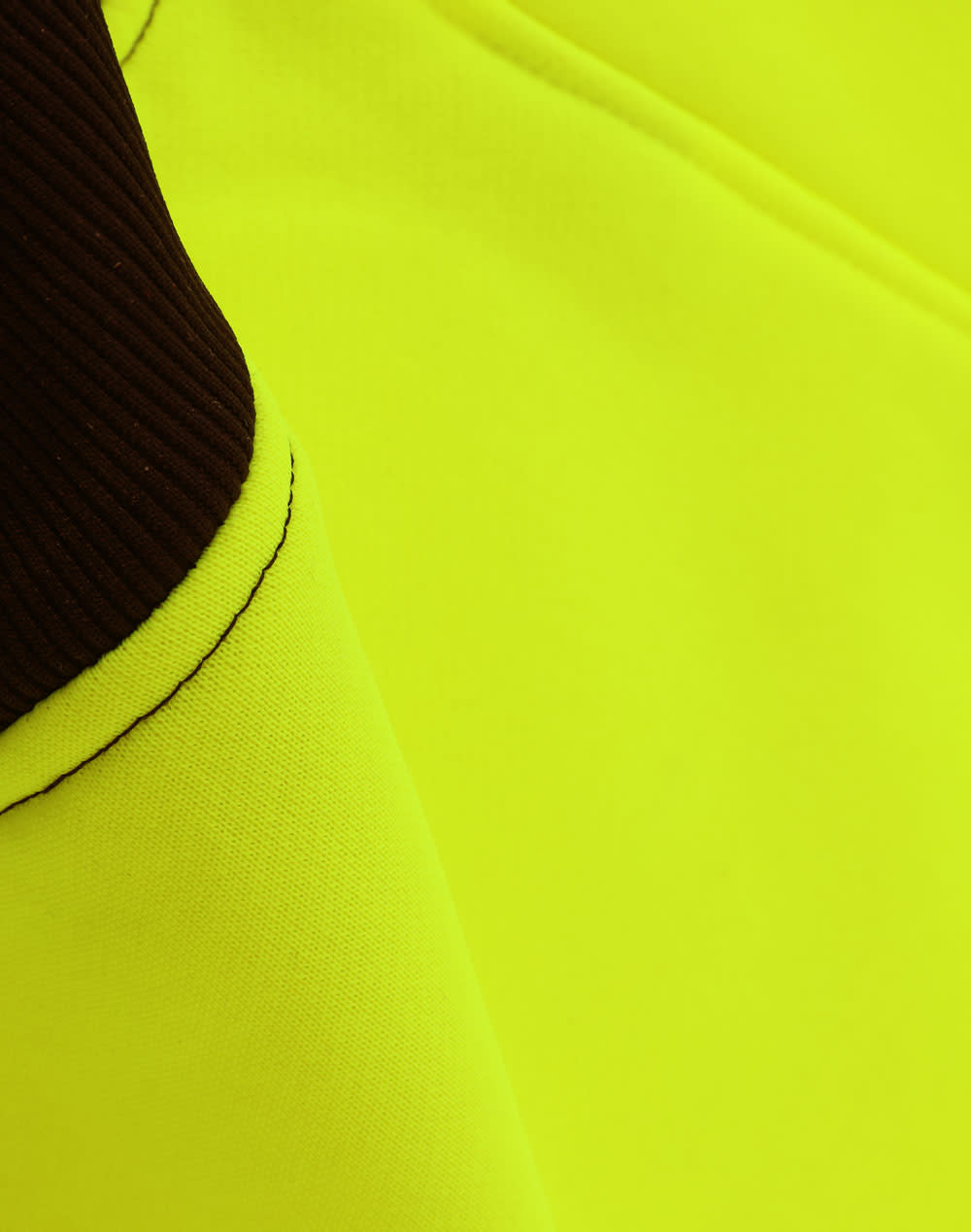 HiVis Two Tone Water Resistant Fleece Hoodie [53-SW91]