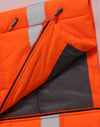 Unisex Hi Vis Hooded Puffer Vest [53-SW93]