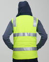 Unisex Hi Vis Hooded Puffer Vest [53-SW93]