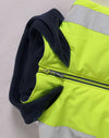Unisex Hi Vis Hooded Puffer Vest [53-SW93]
