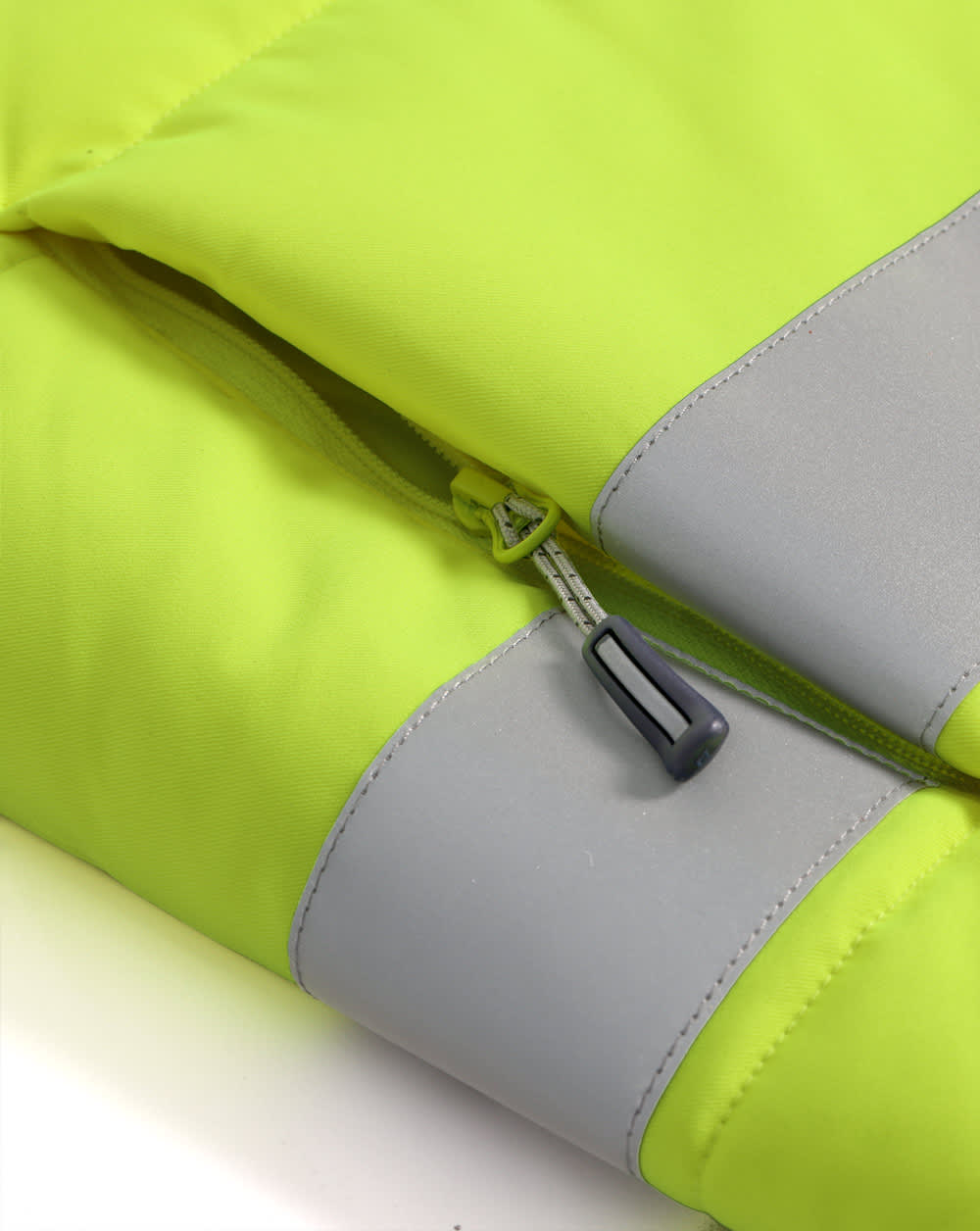 Unisex Hi Vis Hooded Puffer Vest [53-SW93]