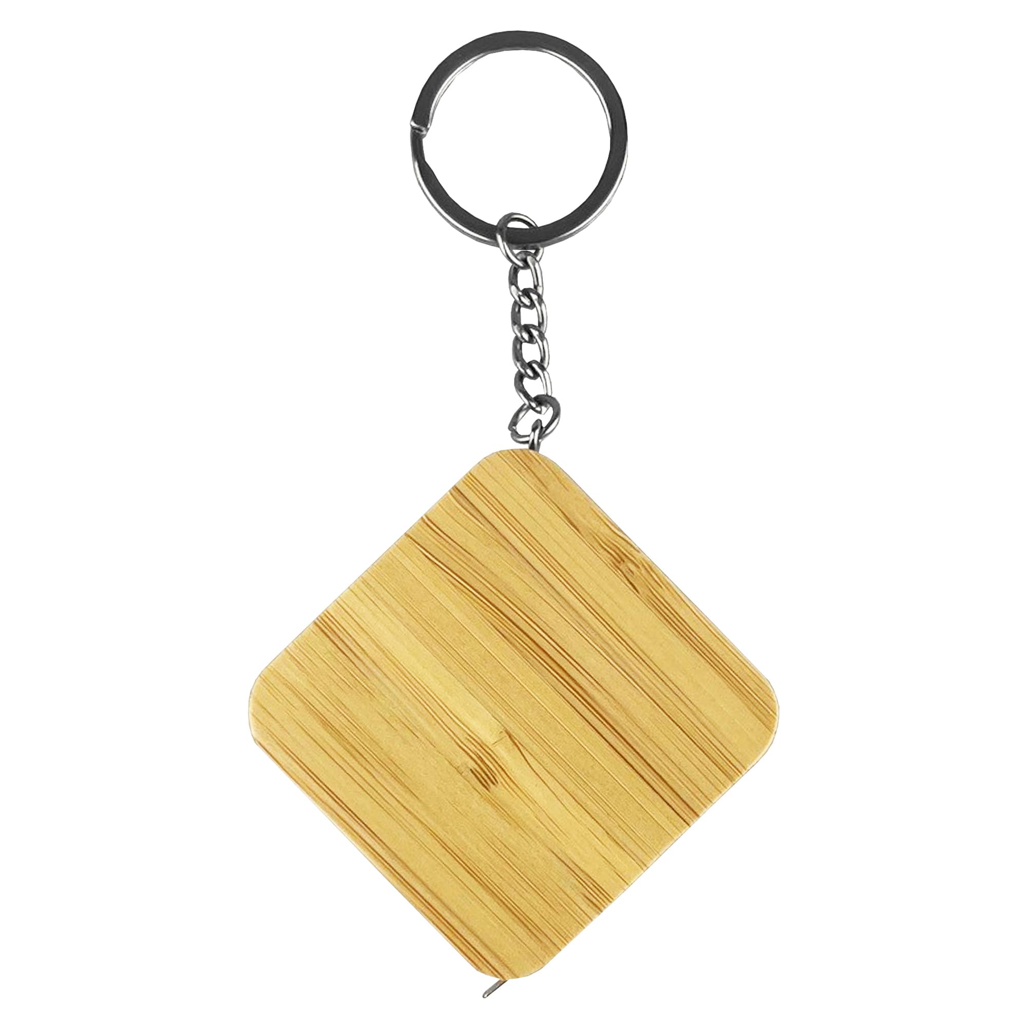 Bamboo Tape Measure Key Ring [19-TM004]
