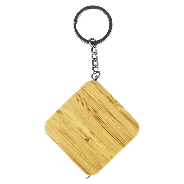 Bamboo Tape Measure Key Ring [19-TM004]