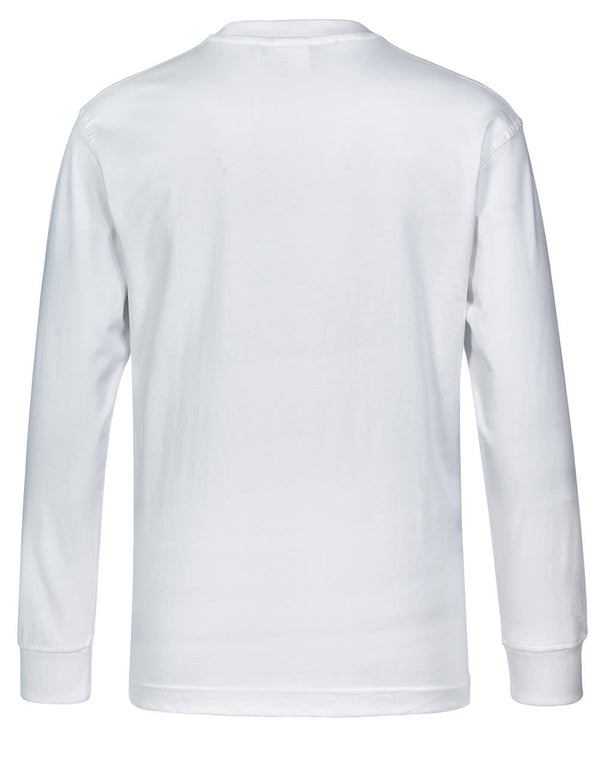 mens cotton crew neck L/S tee [53-TS02]