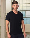 Mens VNeck Short Sleeves Tee [53-TS07A]