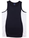 Mens TrueDry Contrast Mesh Singlet [53-TS19A]