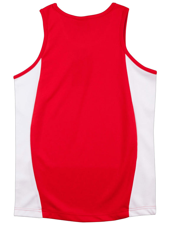 Mens TrueDry Contrast Mesh Singlet [53-TS19A]