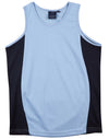 Mens TrueDry Contrast Mesh Singlet [53-TS19A]