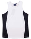 Mens TrueDry Contrast Mesh Singlet [53-TS19A]