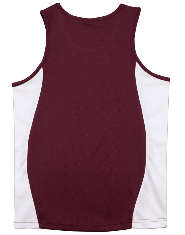 Kids TrueDry contrast mesh singlet [53-TS19K]