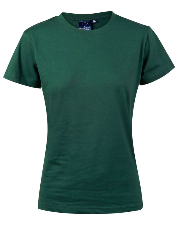 Ladies Cotton Semi Fitted Tee [53-TS38]