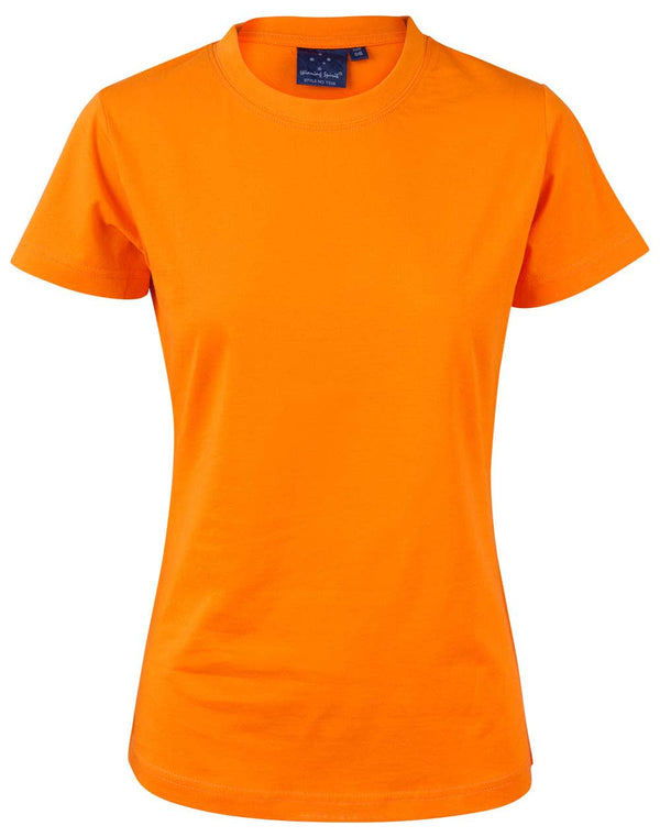 Ladies Cotton Semi Fitted Tee [53-TS38]