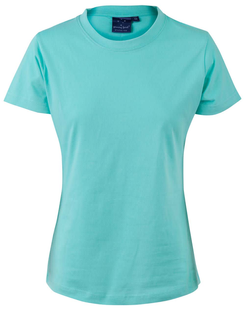 Ladies Cotton Semi Fitted Tee [53-TS38]