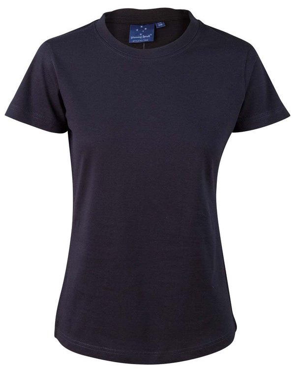 Ladies Cotton Semi Fitted Tee [53-TS38]
