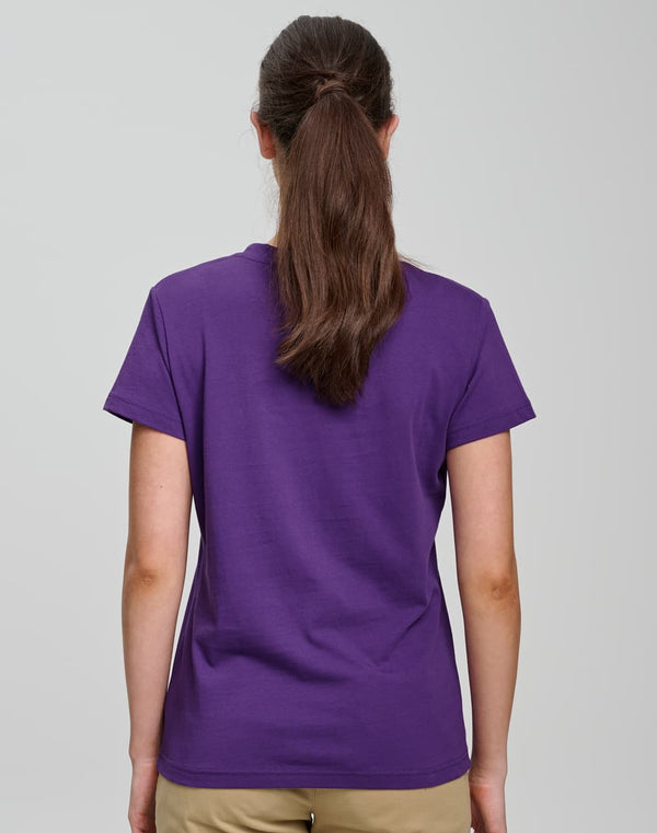 Ladies Cotton Semi Fitted Tee [53-TS38]