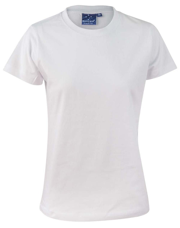 Ladies Cotton Semi Fitted Tee [53-TS38]