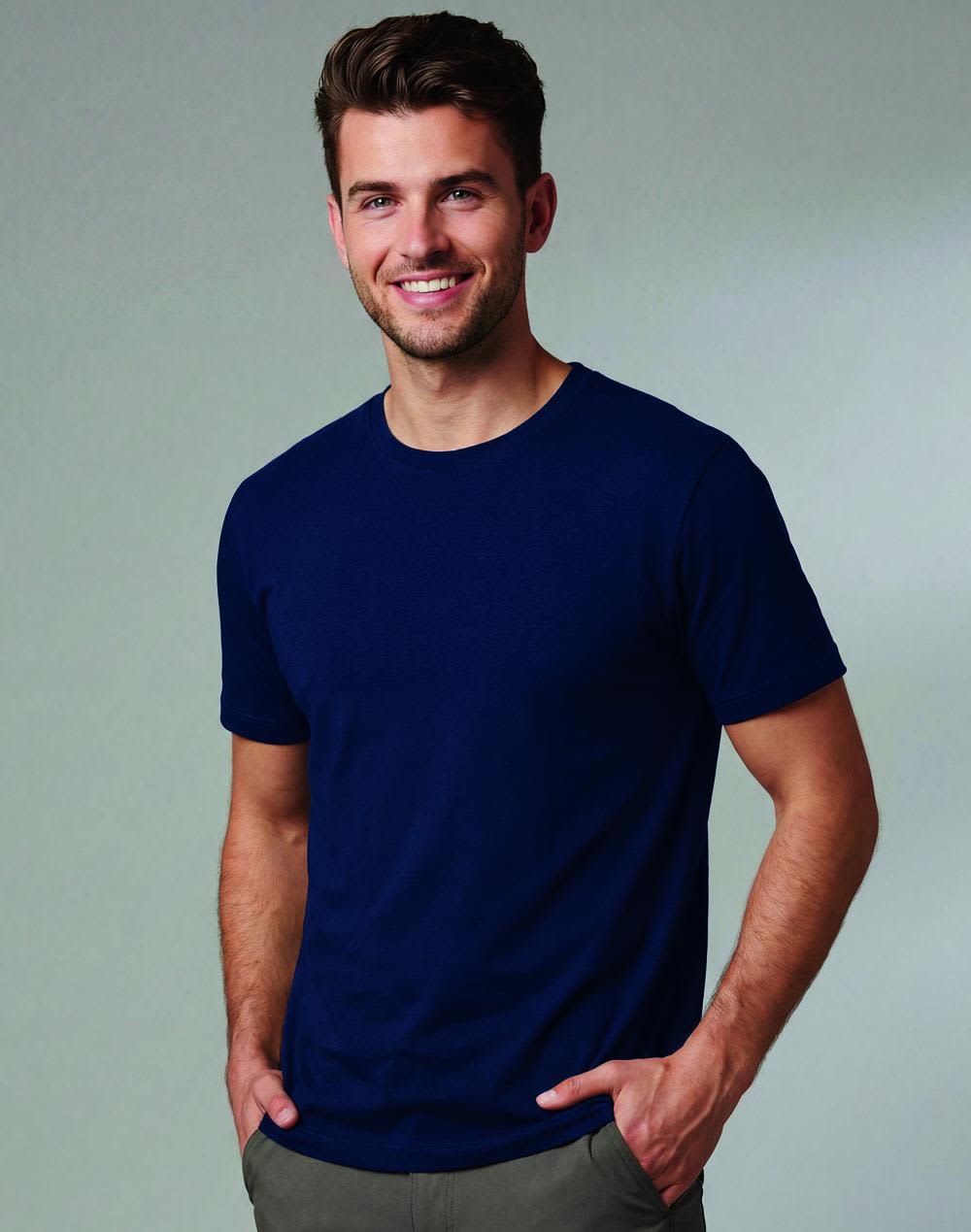 Mens Premium Cotton Face S/S Tee Shirt [53-TS43]