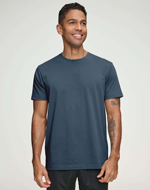 Mens Premium Cotton Face S/S Tee Shirt [53-TS43]
