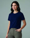 Ladies Premium Cotton Face S/S Tee Shirt [53-TS44]
