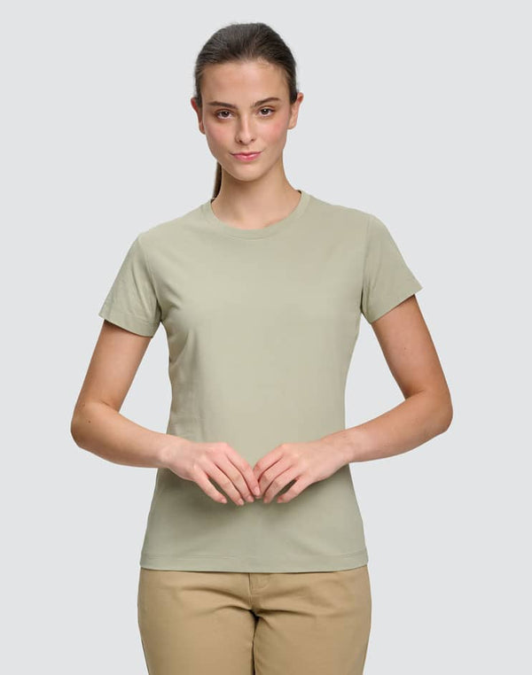 Ladies Premium Cotton Face S/S Tee Shirt [53-TS44]