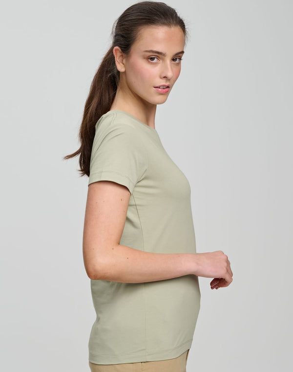 Ladies Premium Cotton Face S/S Tee Shirt [53-TS44]