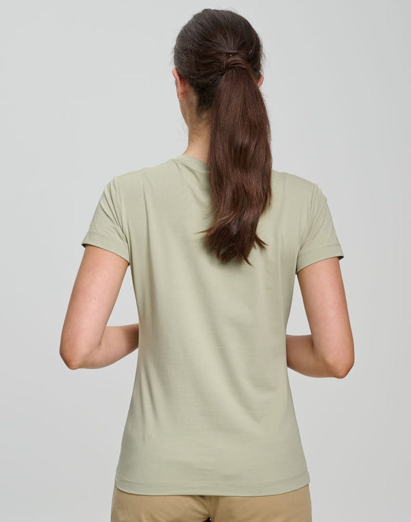 Ladies Premium Cotton Face S/S Tee Shirt [53-TS44]