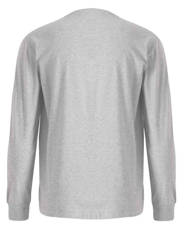 Mens Premium Cotton Face L/S Tee Shirt [53-TS47]