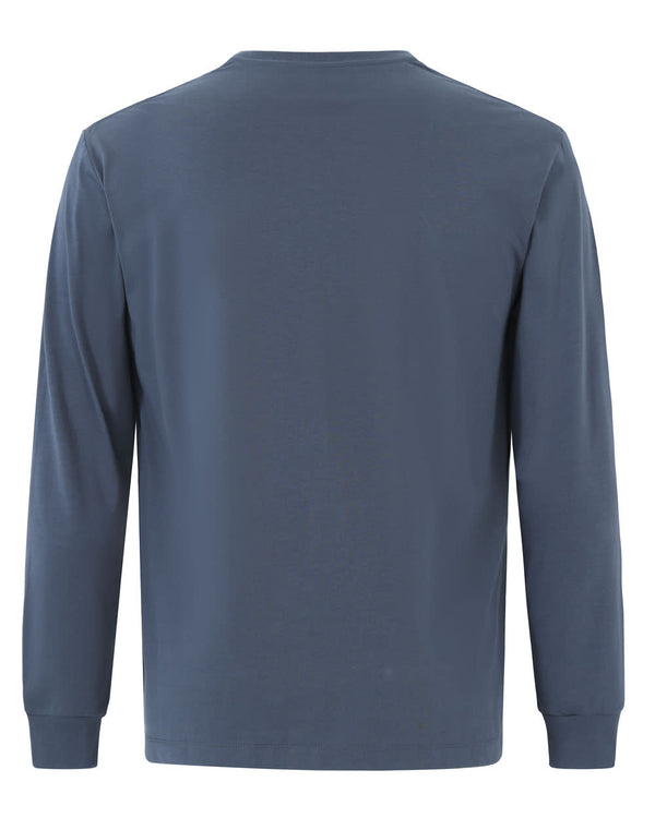 Mens Premium Cotton Face L/S Tee Shirt [53-TS47]
