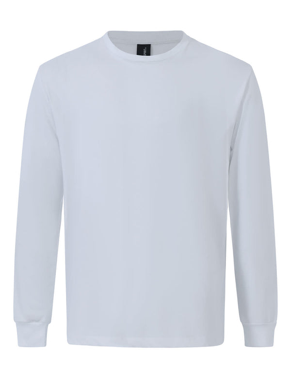 Mens Premium Cotton Face L/S Tee Shirt [53-TS47]