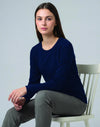 Ladies Premium Cotton Face L/S Tee Shirt [53-TS48]