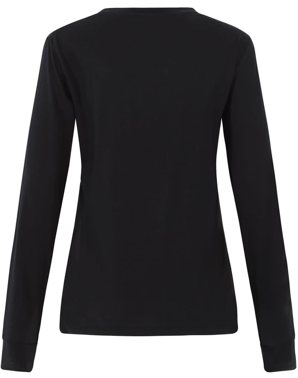 Ladies Premium Cotton Face L/S Tee Shirt [53-TS48]