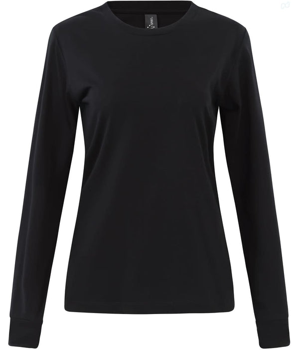 Ladies Premium Cotton Face L/S Tee Shirt [53-TS48]