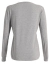 Ladies Premium Cotton Face L/S Tee Shirt [53-TS48]
