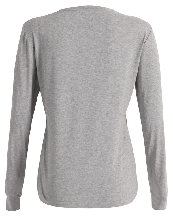 Ladies Premium Cotton Face L/S Tee Shirt [53-TS48]